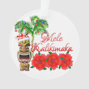 Santa Claus Tiki Mele Kalikimaka