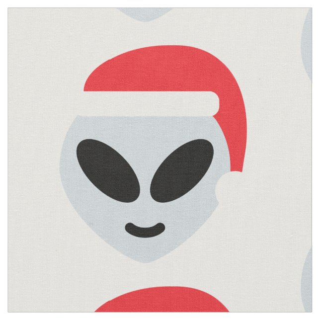 santa claus tissu émoji alien (Fermer)