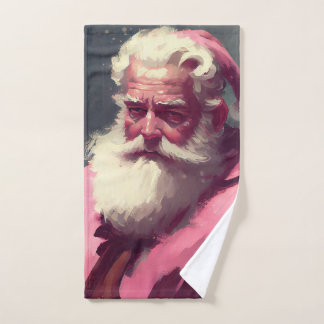 Santa Claus Vintage - Peinture à l'huile Faux Ca