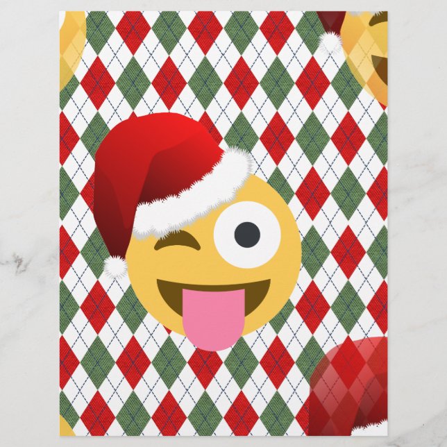 santa claus wink emoji (Devant)
