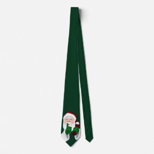 Santa Clause Cravate Festive Noël Necktie Custom