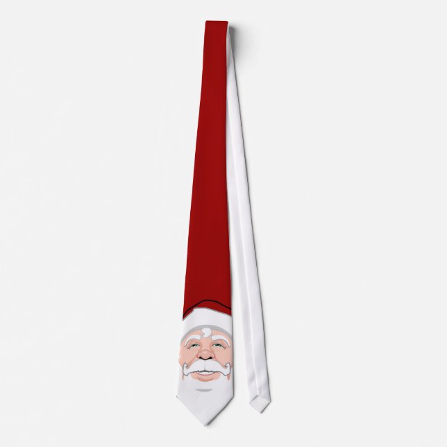 Santa Clause Cravate Festive Noël Neckties & Cadea (Devant)