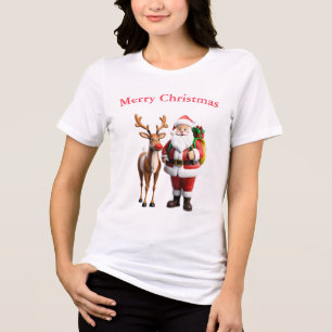 Santa Clause et ses t-shirts Reindeer