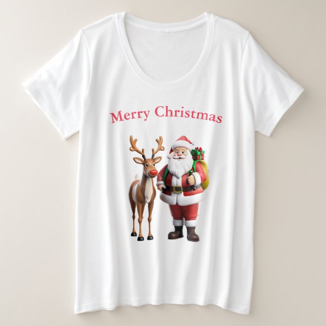 Santa Clause et son renne (Design devant)