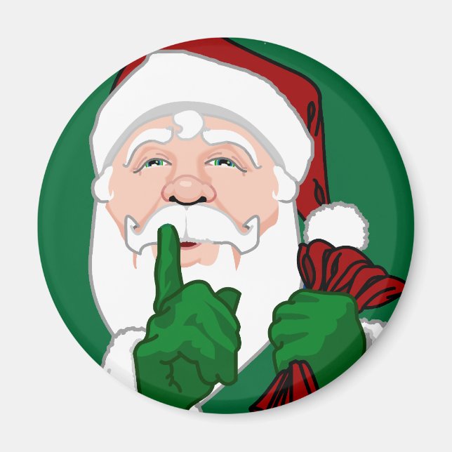 Santa Clause Magnet amusant Père Noël Décor & Cade (Devant)