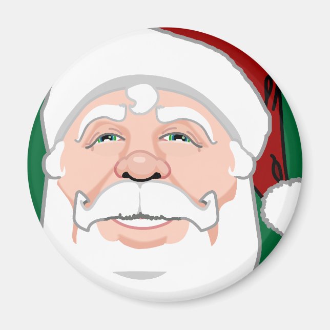 Santa Clause Magnet amusant Père Noël Décor & Cade (Devant)