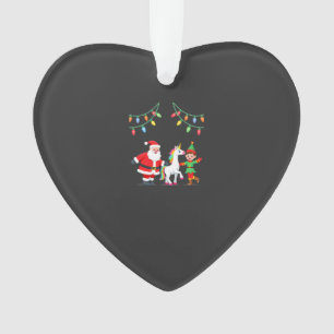 Santa en elflicorn qui dab Noël Enfants Garçons Ho
