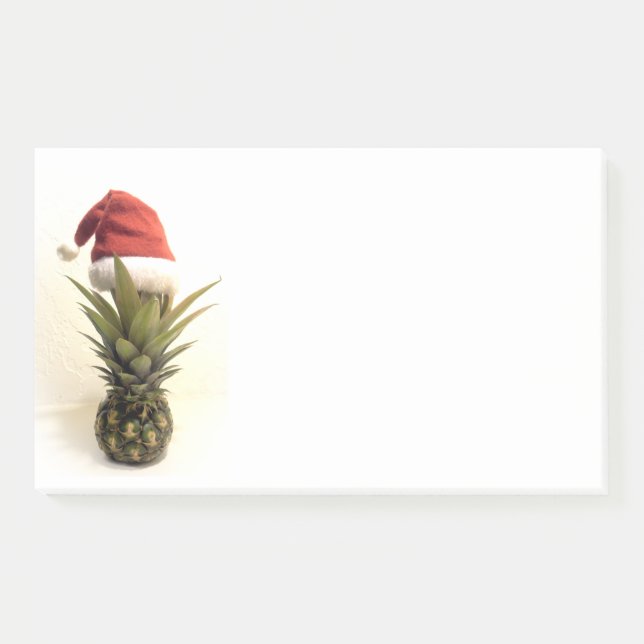 Santa Hat Ananas Jumbo Post-It Notes (Devant)