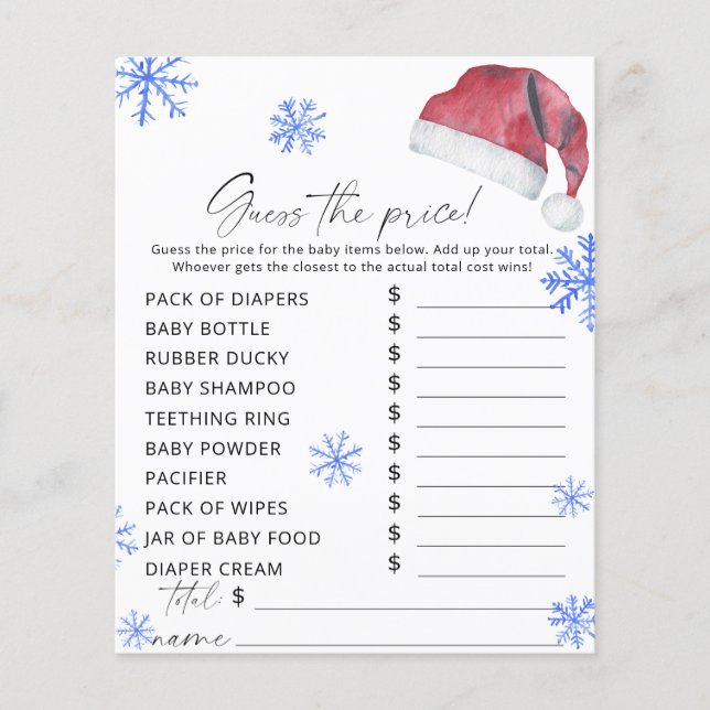 Santa hat - Devinez le prix Jeu (Devant)