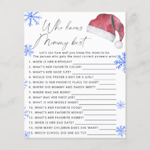 Santa hat - Qui connaît maman mieux