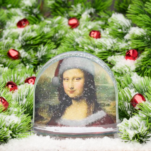 Santa Mona Lisa Merry Christmas Funny (Noël)