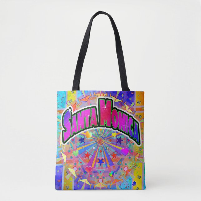 Santa Monica Cosmic Unity Tote Bag (Devant)