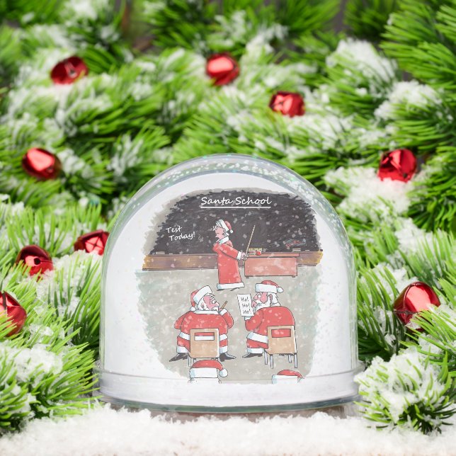 Santa Test snow globe (Noël)