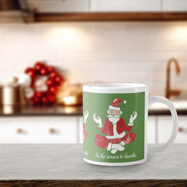 Santa Yoga | Mug géant (Santa Yoga | Jumbo Mug)