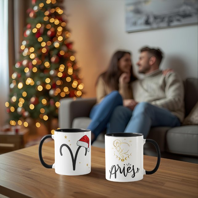 Santa Zodiac Aries Mug (Créateur téléchargé)