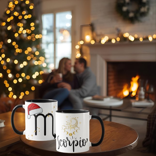Santa Zodiac Scorpio Mug (Créateur téléchargé)