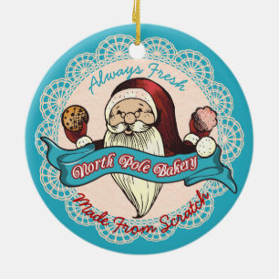 Santas biscuits boulangerie culinaire ornement de 