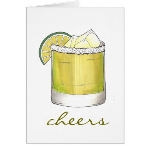 Santé! Cocktails Margarita Cocktails avec Lime de
