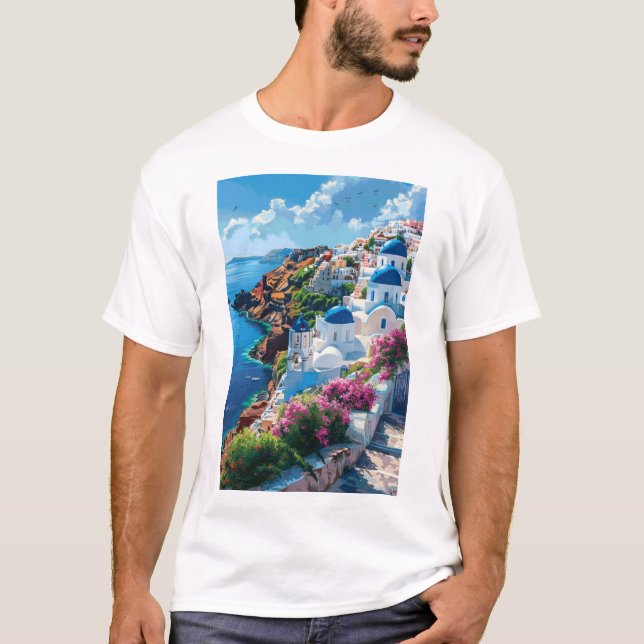 Santo Peinture par numéros T-shirt - Artisanat do- (Devant)