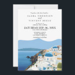 Santorin Grèce Faire-part de mariage Retro<br><div class="desc">Présentant la carte Faire-part de mariage Santorin captivante, a donné vie avec des couleurs rétro vibrantes! Voici le paysage majestueux de Santorin qui a honoré cette invitation exquise. La personnalisation est essentielle - adaptez le texte sans effort pour l'harmoniser avec les spécificités de votre mariage. Sélectionnez parmi un tableau de...</div>