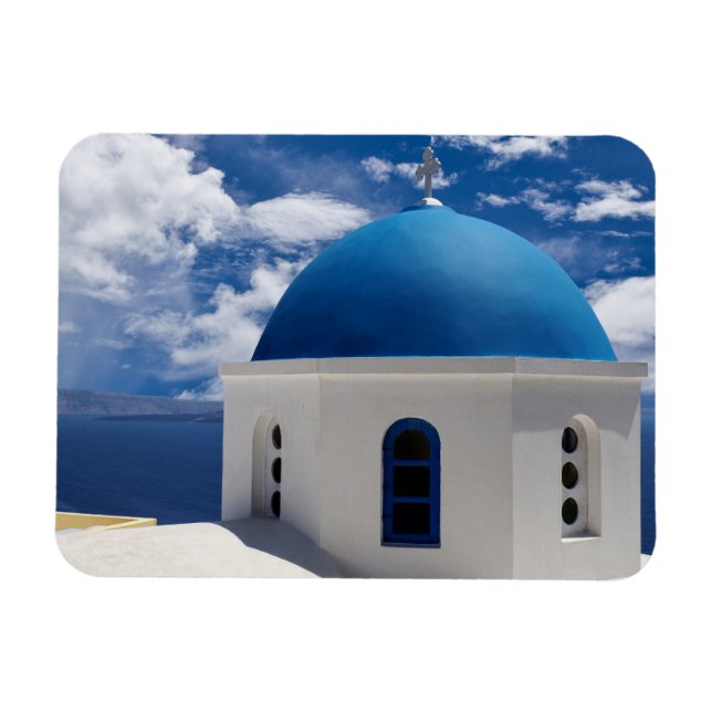 Santorin, Grèce Magnet photo flexible (Horizontal)