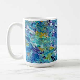 Santorin Mug de café en verre de la mer