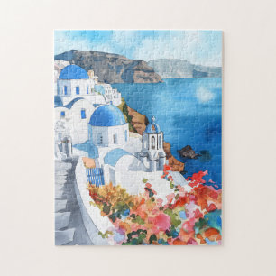 Santorin Puzzle Escape"