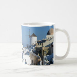 Santorin Windmills Mug