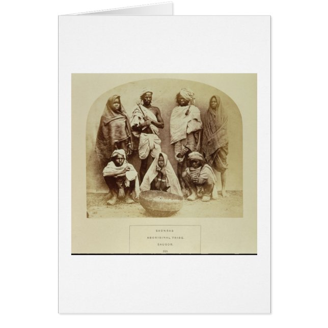 Saonras, une tribu indigène de Saugor, central (Devant)