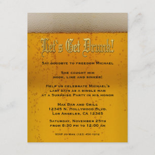 Saoulons-nous ! Invitations à une soirée de Bachel