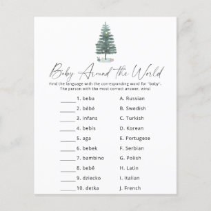 sapin de Noël - Bébé autour du monde jeu