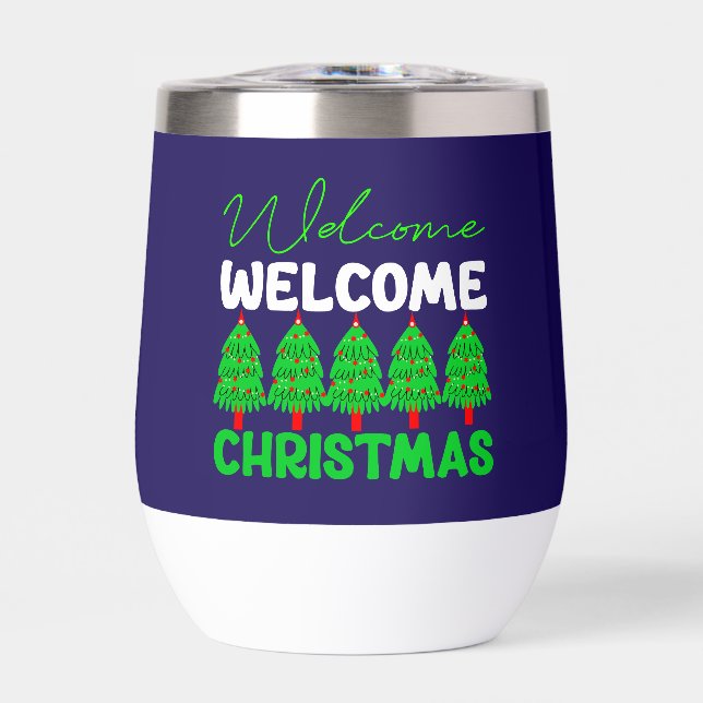 Sapin de Noël Bienvenue Création de Fêtes-85600 (Avant)
