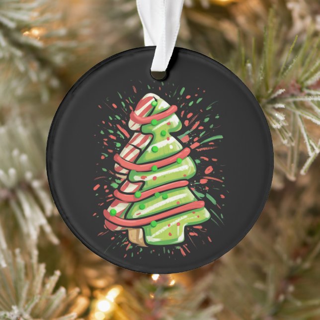 Sapin de Noël Cookie Pinceau Éclaboussure Prépa  (Arbre)