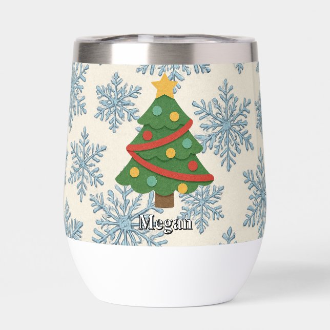 Sapin de Noël et flocon de neige Winter Whisper (Arrière)