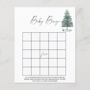 sapin de Noël - jeu de bingo bébé