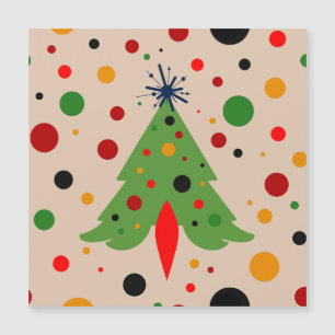 Sapin de Noël Mid Century Modern Rétro Fusée