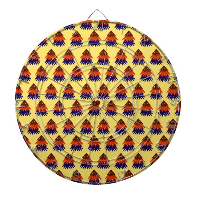 Sapin de Noël multicolore - Cible de fléchettes  (Devant)