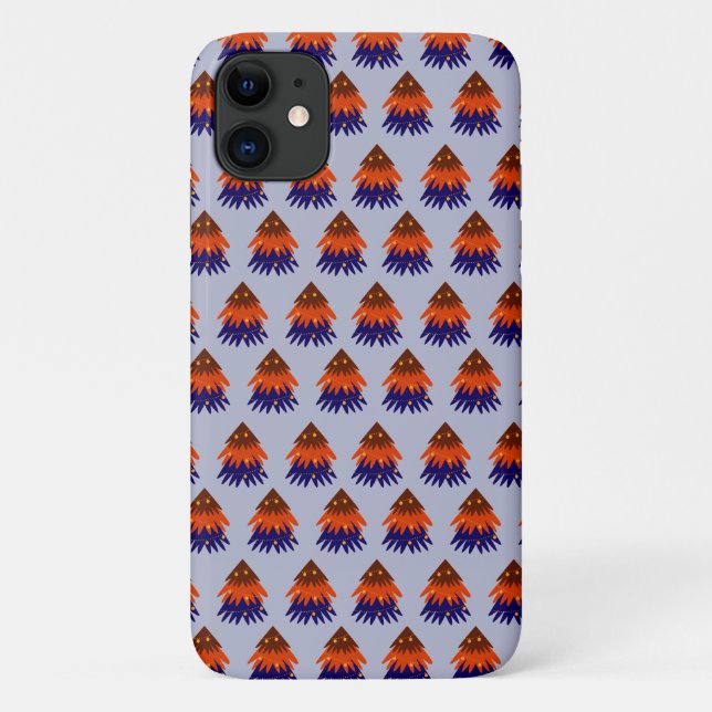 Sapin de Noël multicolore - Coque iPhone 11 (Dos)