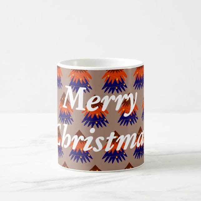 Sapin de Noël multicolore - Tasse à café (Centre)