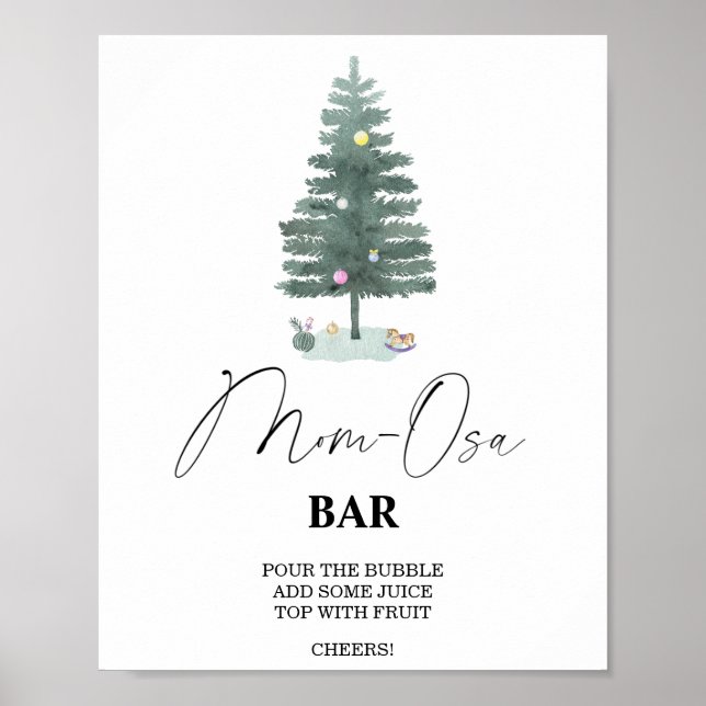 Sapin de Noël - Poster Mon-osa bar (Devant)