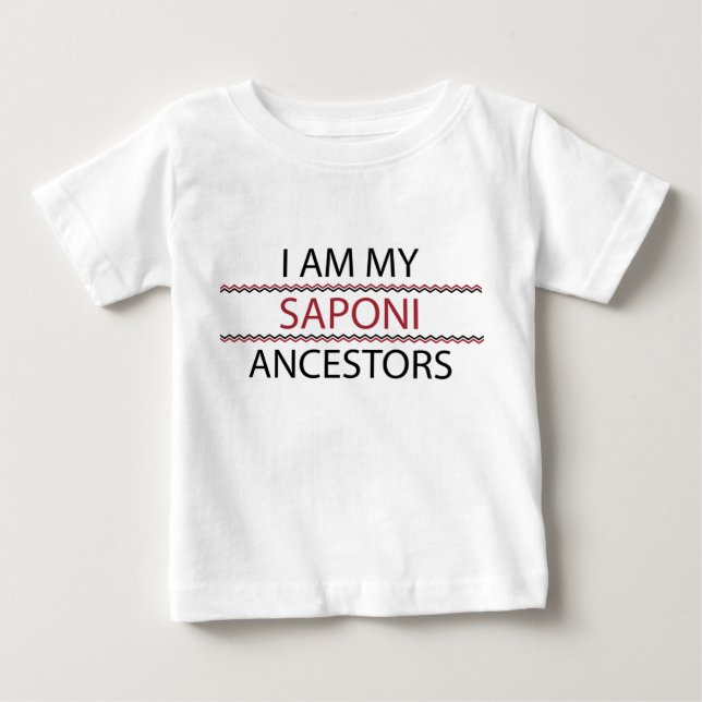 Saponi Ancestors T-shirts pour bébés (Devant)