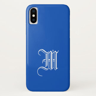 SAPPHIRE BLUE Solid Arrière - plan iPhone X Coque