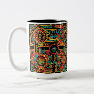 Sapphire culturel "Aztec Dream" 444ml Mug en céram