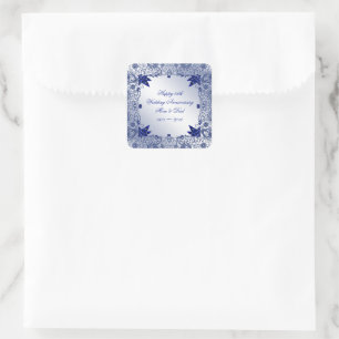 Sapphire Sticker Carré du 45e anniversaire du Mari