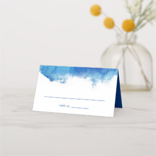 Sapphire Tide plié Mariage Cartes de place