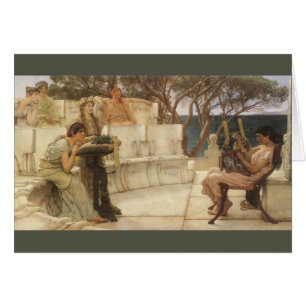 Sappho et Alcaeus par Sir Lawrence Alma Tadema