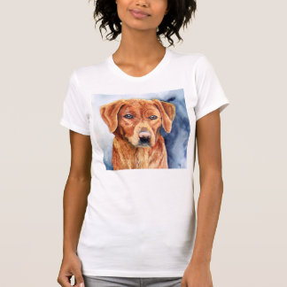 Sara le T-shirt de golden retriever