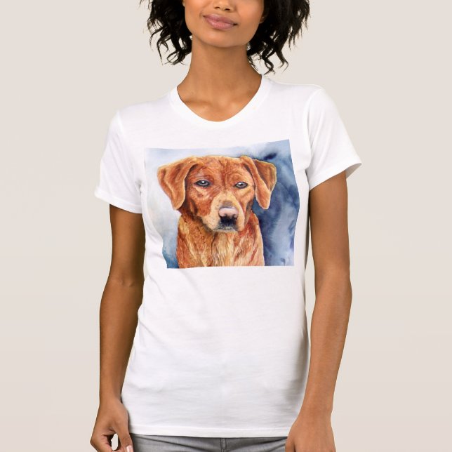 Sara le T-shirt de golden retriever (Devant)