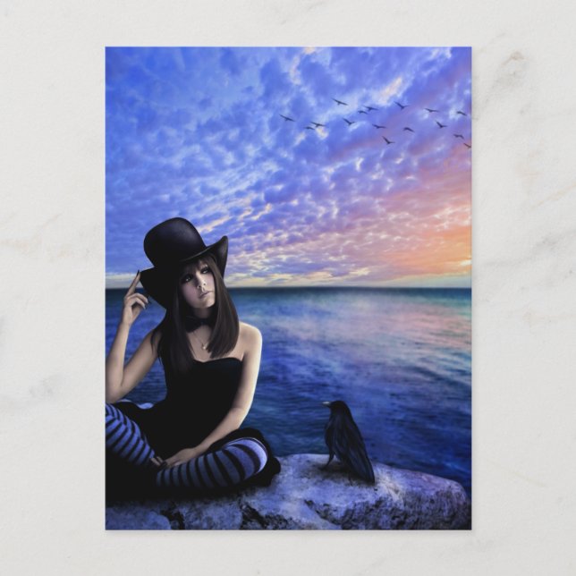 Sara Poète De Ma Carte Postale Coeur (Devant)
