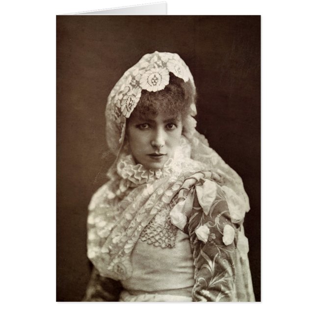 Sarah Bernhardt dans le rôle de Marion Delorme (Devant)